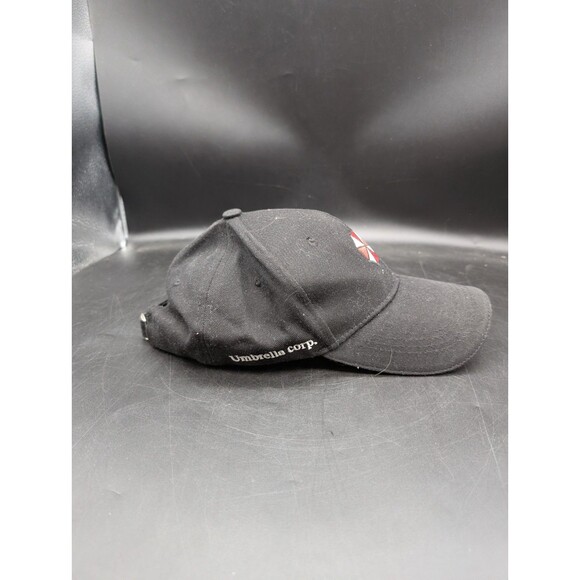 UMBRELLA CORP Adjustable Embroidered Logo BLACK Baseball Hat Resident Evil - Picture 4 of 5